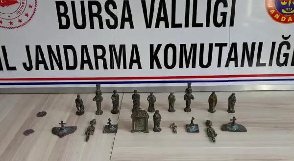 Bursa’da tarihi eser operasyonu!
