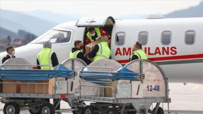 Türkiye’nin hibe ettiği Kovid-19 aşıları Bosna Hersek’e ulaştı