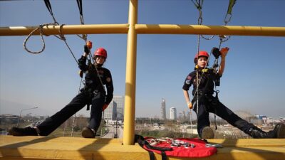 Komando gibi hazırlanıyorlar! İşte Bursa’nın kadın ‘alev savaşçıları’…