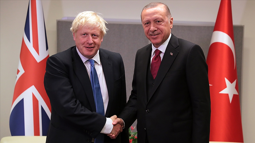 Cumhurbaşkanı Erdoğan ile Johnson görüştü