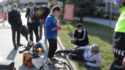 Yer: Bursa… Yaralıya ilk müdahale Funda hemşireden