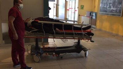 Bursa’da yüzlerce metreden yere çakıldı