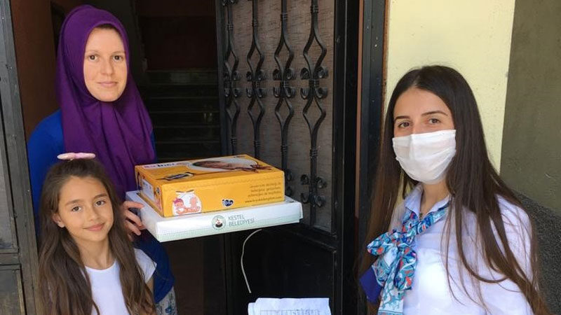 BURSA-Kestel Belediyesi tarafından başlatılan 'yeni doğan bebek' projesi kapsamında 1226