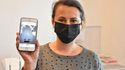 Kokoreç yerken dehşeti yaşadı