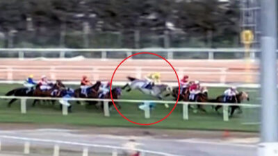 At yarışında feci kaza! 3 jokey ve bir apranti hastaneye kaldırıldı