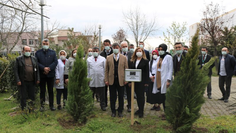 Bursa’da Kovid-19’dan hayatını kaybetmişti! Dr. Yavuz Durmuş anısına fidan dikildi