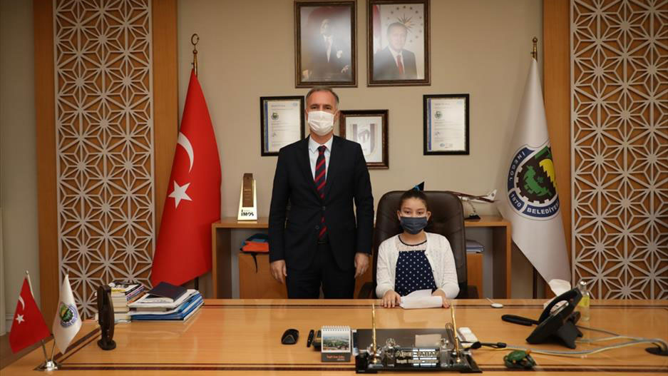 Başkan Alper Taban makamını devretti Başkan Alper Taban makamını devretti