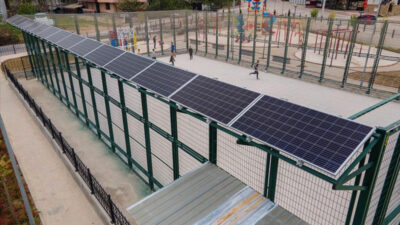 Kendi elektriğini üreten park hizmete girmek için gün sayıyor