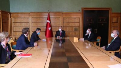 Bakan Çavuşoğlu, Uluslararası Kızılhaç Komitesi Başkanı Maurer ile görüştü