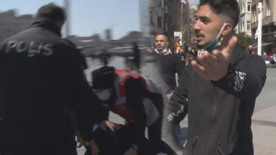 Seyyar satıcılar kavga etti! Ortalık savaş alanına döndü