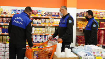 Kestel Zabıta’dan marketlere fiyat ve etiket denetimi