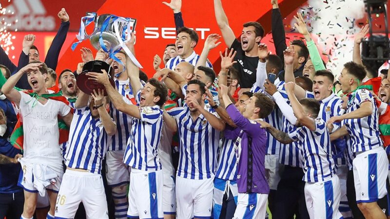 İspanya Kral Kupası'nda ertelenen 2019-2020 sezonu finalinde, Athletic Bilbao'yu 1-0
