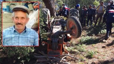Kullandığı traktörün altında kalan çiftçi öldü