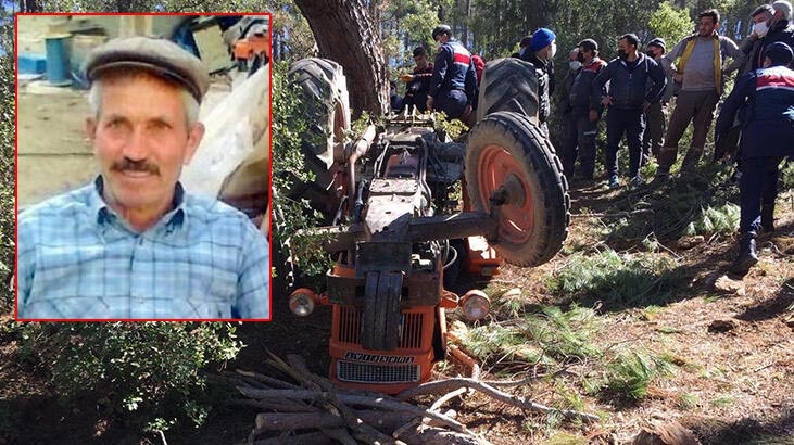 Kullandığı traktörün altında kalan çiftçi öldü