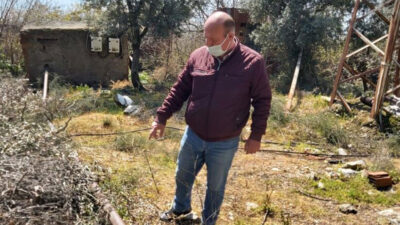 Bursa’da çiftçinin sulama borularını çaldılar