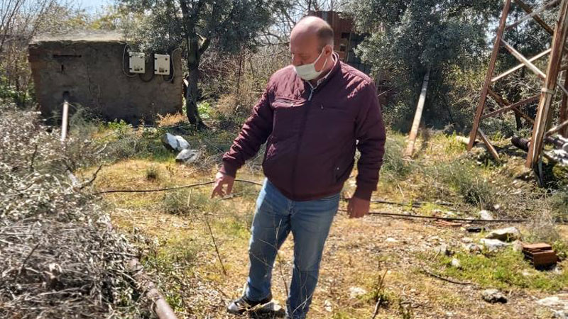 Bursa’da çiftçinin sulama borularını çaldılar Bursa’da çiftçinin sulama borularını çaldılar