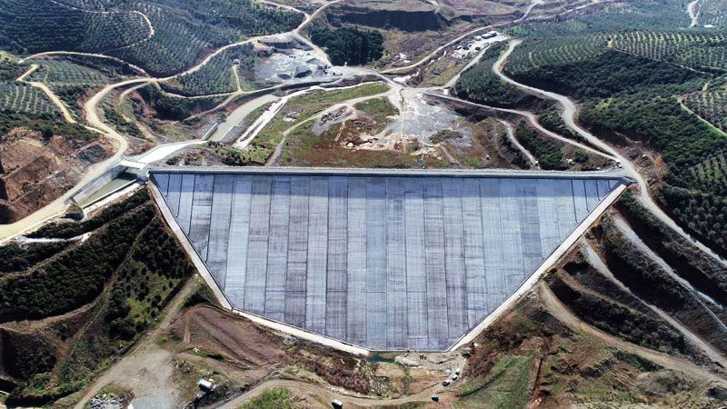 Bursa’nın yeni barajında sona gelindi Bursa Gemlik Büyükkumla Barajında 2021 yılı sonunda su tutulması hedeflenirken,