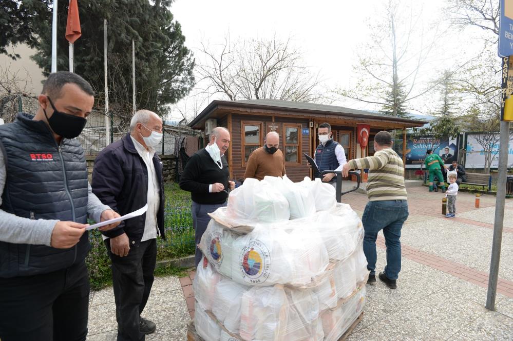 BTSO, ramazan ayında ihtiyaç sahiplerini yalnız bırakmadı