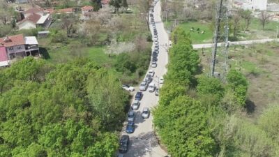 Görüntü Bursa’dan… Tam kapanma öncesi kilometrelerce kuyruk