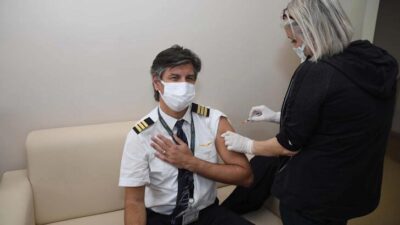 THY uçuş ekipleri de aşılanmaya başladı