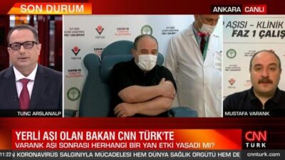Yerli aşı olan Bakan Varank’tan açıklama! Herhangi bir yan etki yaşadı mı?