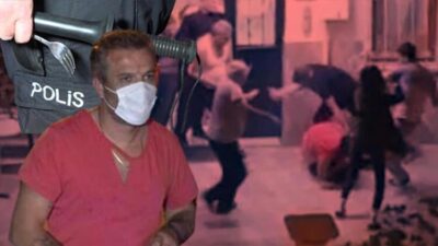 Kız arkadaşını dövdü! Komşusunun yüzüne çatalla vurdu