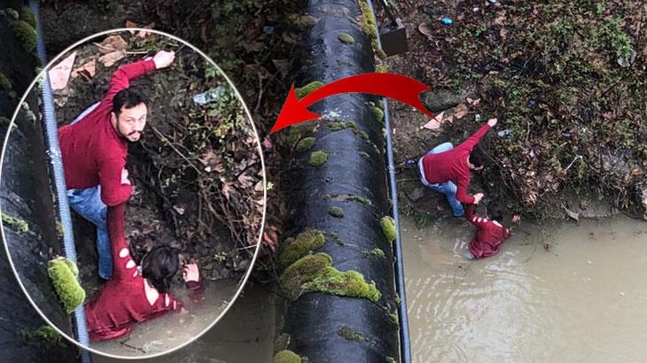 Irmakta can pazarı! Genç kızı hayata çekti