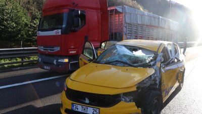 Gören şaştı kaldı! Bolu Dağı’ndaki kazada plaka detay