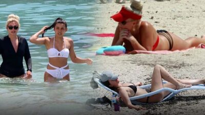 Plajlar doldu taştı! Denizin keyfini turistler çıkardı