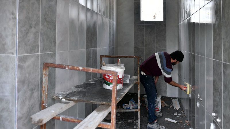 Demirtaş Sakarya Camii’ne yeni abdestlik