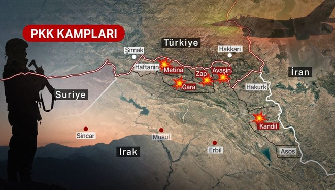 Kuzey Irak’ta geniş çaplı operasyon Kuzey Irak’ta geniş çaplı operasyon