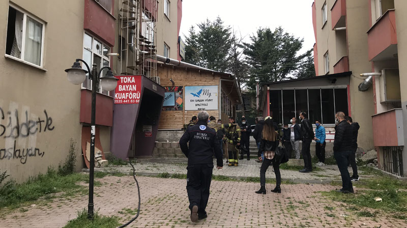 Bursa’da yangın paniği
