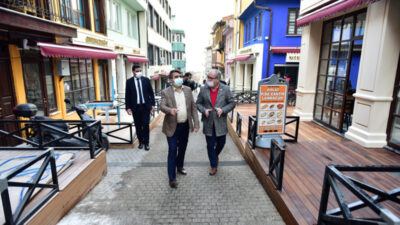 Kafeler Sokağı esnafının yüzü gülüyor