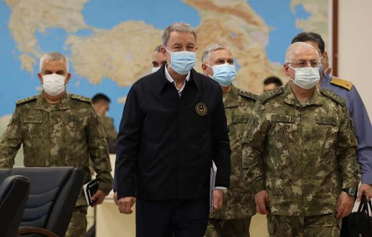 Bakan Akar açıkladı; 460 hedef vuruldu…