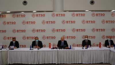 Ulaştırma ve Altyapı Bakanı Karaismailoğlu BTSO’yu ziyaret etti…