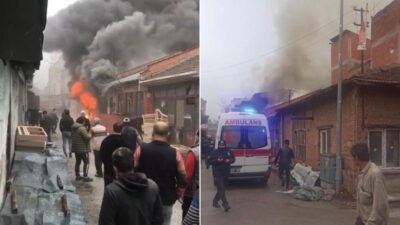 Bursa’da yangın paniği