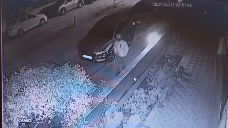 Bursa’da o anlar kamerada! Önce keşif yaptı, sonra… Bursa’da bir öğretmenin evinin önünden aracının çalınması güvenlik kamerasına yansıdı.