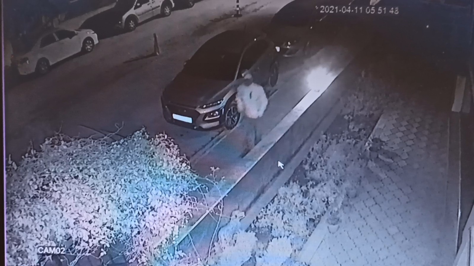 Bursa’da o anlar kamerada! Önce keşif yaptı, sonra…