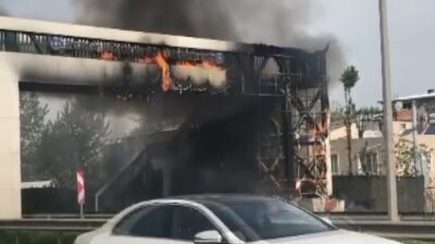 Bursa’da korku dolu anlar! Alev alev yandı