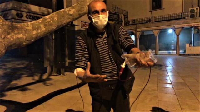 Elinde serumla hastaneden kaçtı: ‘Darlandım’