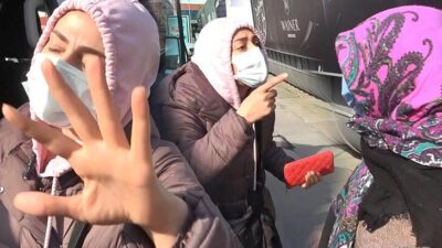 Çorap satan kadının üzerinden cip anahtarı çıktı!