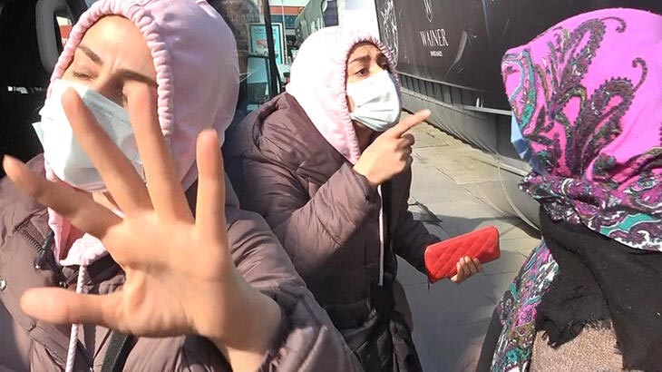 Çorap satan kadının üzerinden cip anahtarı çıktı!