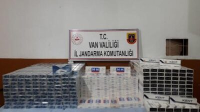 Van’da 10 bin paket kaçak sigara ele geçirildi