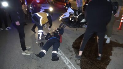 Bursa’da kazanın böylesi…Kısıtlama saatinde kuryeler çarpıştı