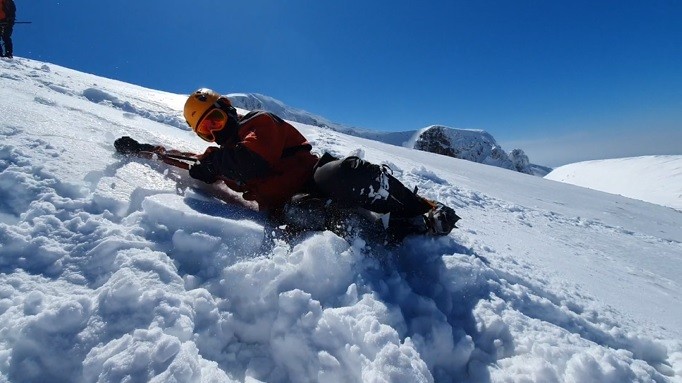 Uludağ’da nefes kesen dakikalar! 2 bin 380 metrede…
