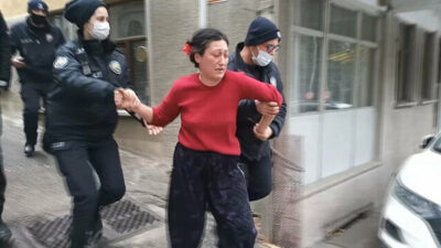 Bursa’da aynı kadın yine olay çıkardı…O anlar kameraya yansıdı