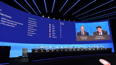 TFF 1. Başkanvekili ve UEFA Yönetim Kurulu Üyesi Servet Yardımcı,