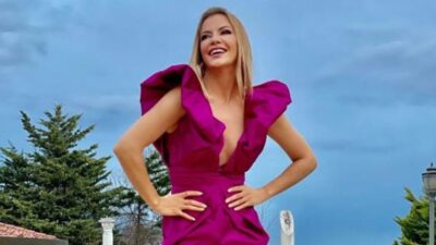 Siyah bikinisiyle şov yaptı