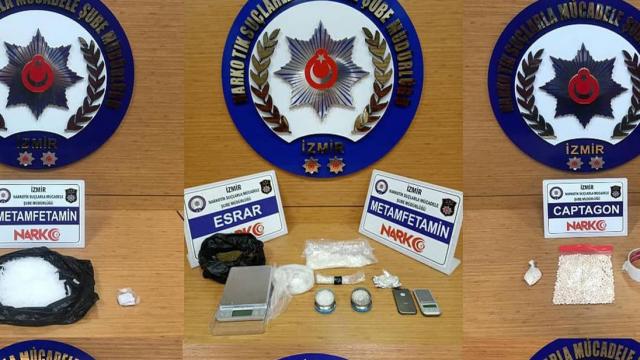 İzmir’de uyuşturucu operasyonları: 14 tutuklama