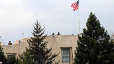 ABD Büyükelçiliği önünde hareketlilik! Çatıdan takip ettiler